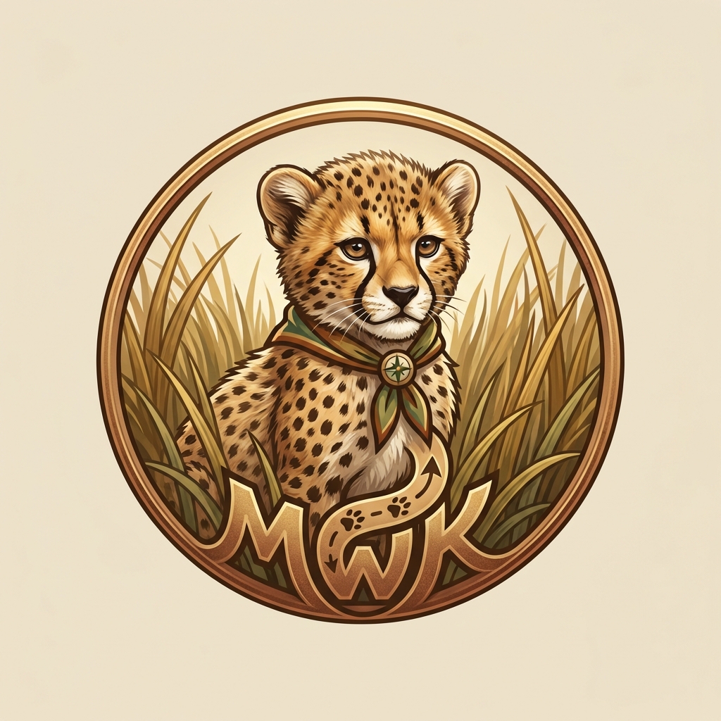 Cheetah Scout badge art