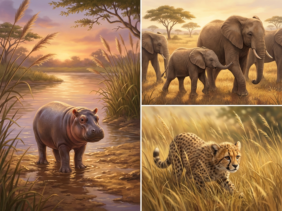 Mission Wild Kids collage of current adventure scenes across the strongest rescue missions